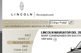 LincolnMercury.com Spanish home page